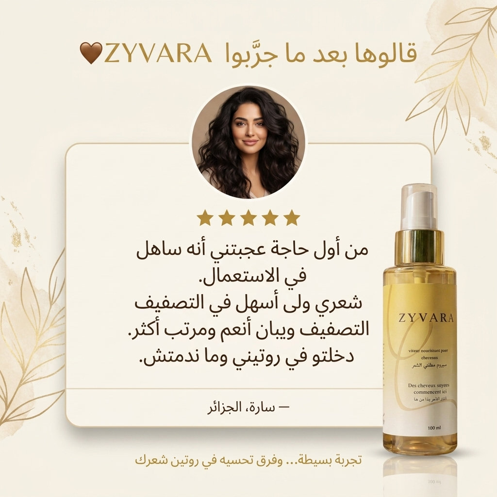 سيروم الشعر من ZYVARA